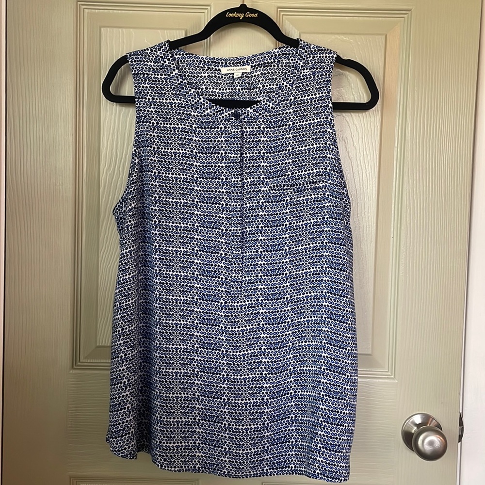Anne Carson Sleeveless Blouse